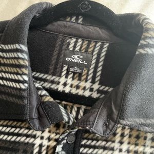 O’Neill Men’s Glacier Plaid Superfleece Flannel Shirt - EUC